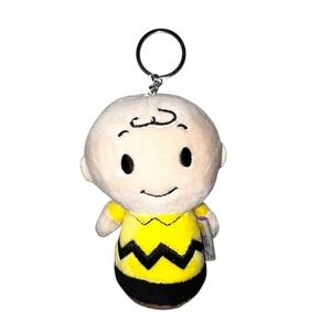 Hallmark Itty Bittys Charlie Brown Peanuts Mini Plush 4" turned into Keychain